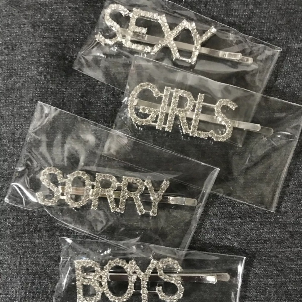 Rhinestone Hair Barettes